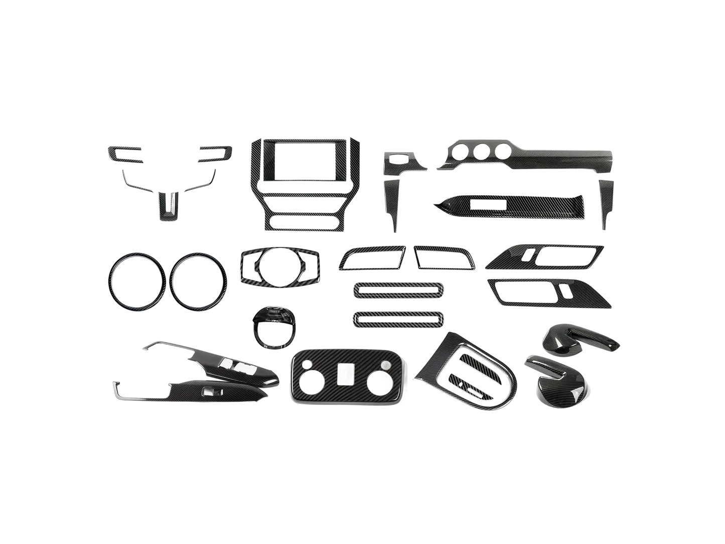 Interior fibra de carbono para Mustang 2015-2023