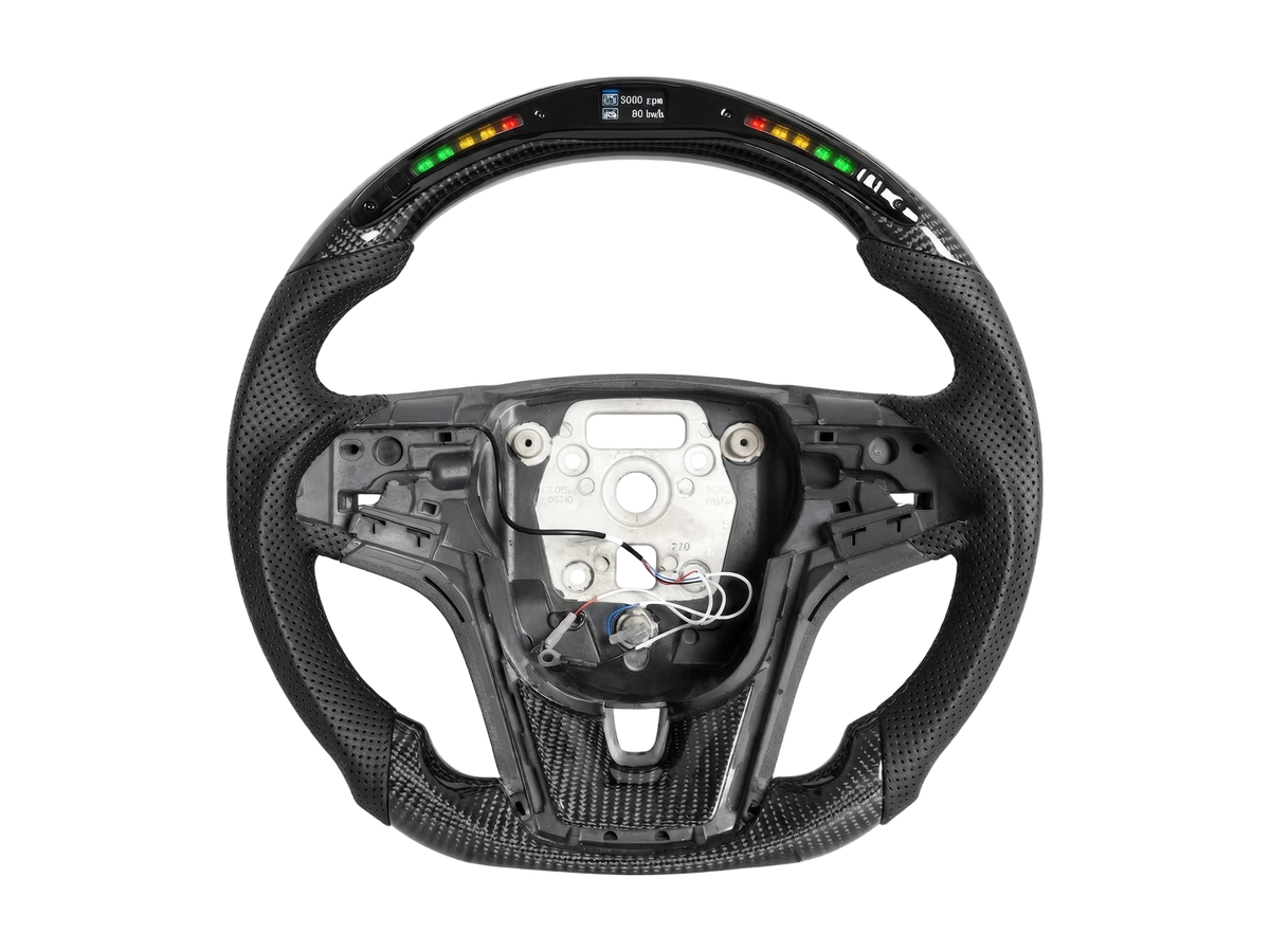 Volante fibra de carbono digital para Camaro 2012-2015
