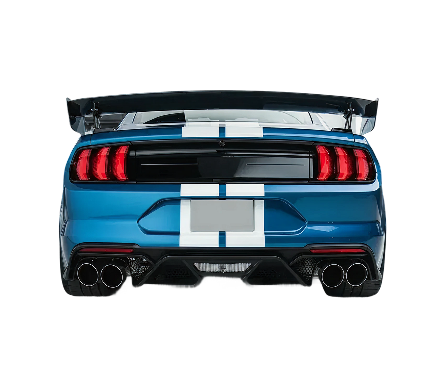 Aleron estilo GT500 negro gloss para Mustang 2015-2023