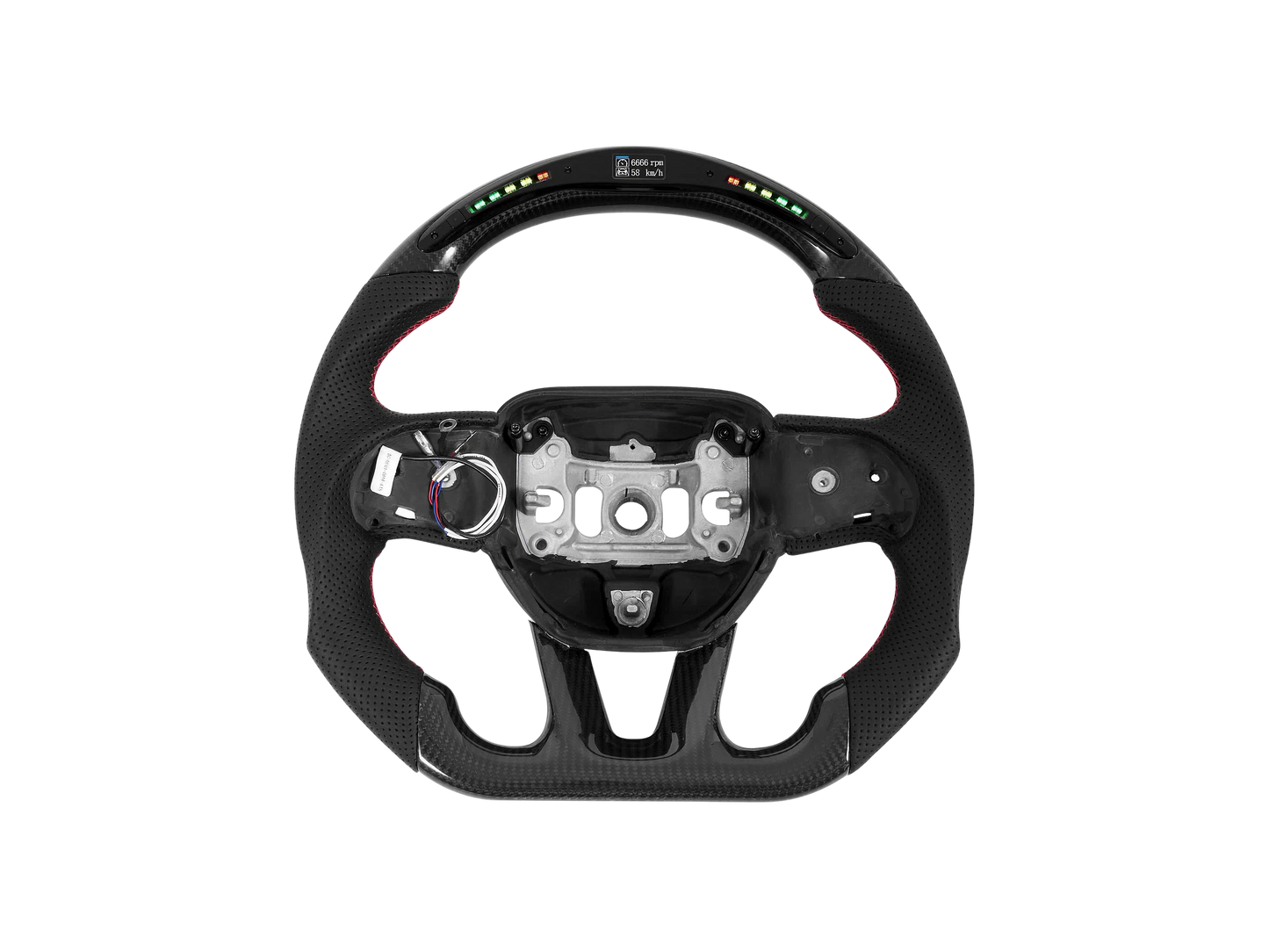 Volante fibra de carbono digital para Dodge Challenger SRT Durango 2015+