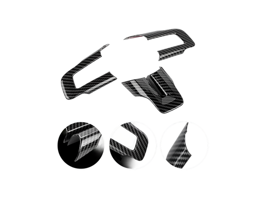 Cubierta de volante tipo fibra de carbono Mustang 2015-2022