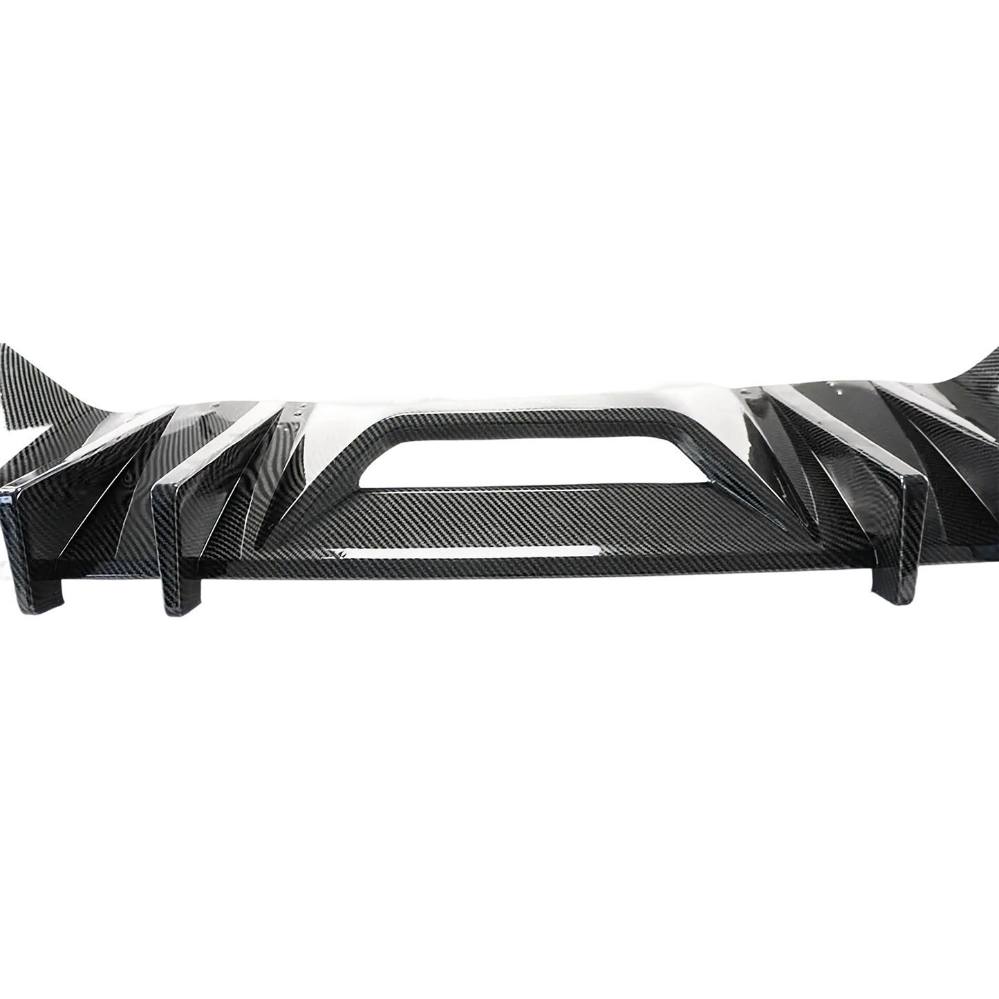 Difusor trasero tipo fibra de carbono para Mustang 2015-2017