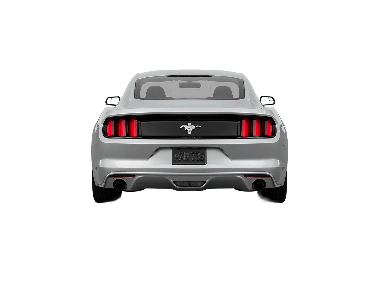 Difusor trasero tipo fibra de carbono para Mustang 2015-2017