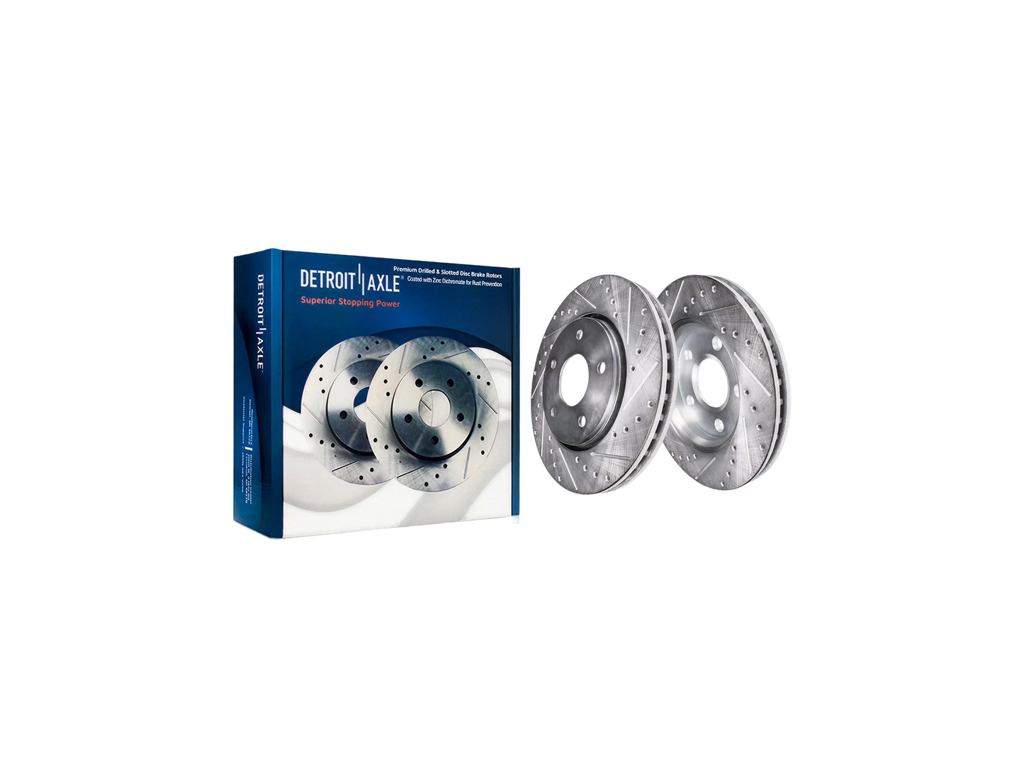 Discos ventilados + balatas ceramicas para Mustang 2011-2014