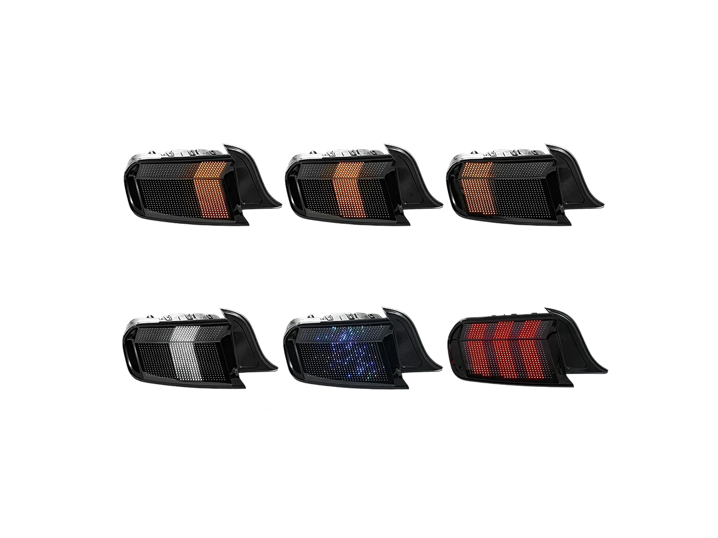 Faros traseros estilo euro RGB para Mustang 2015-2023