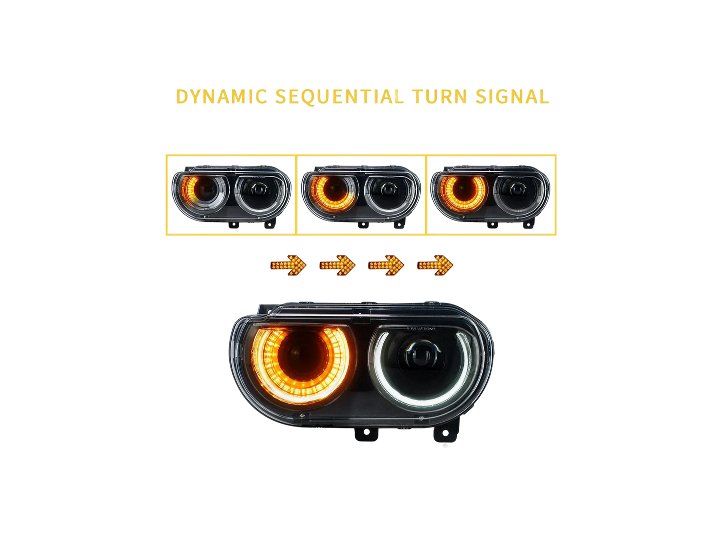 Faros LED para  Dodge Challenger 2008-2014