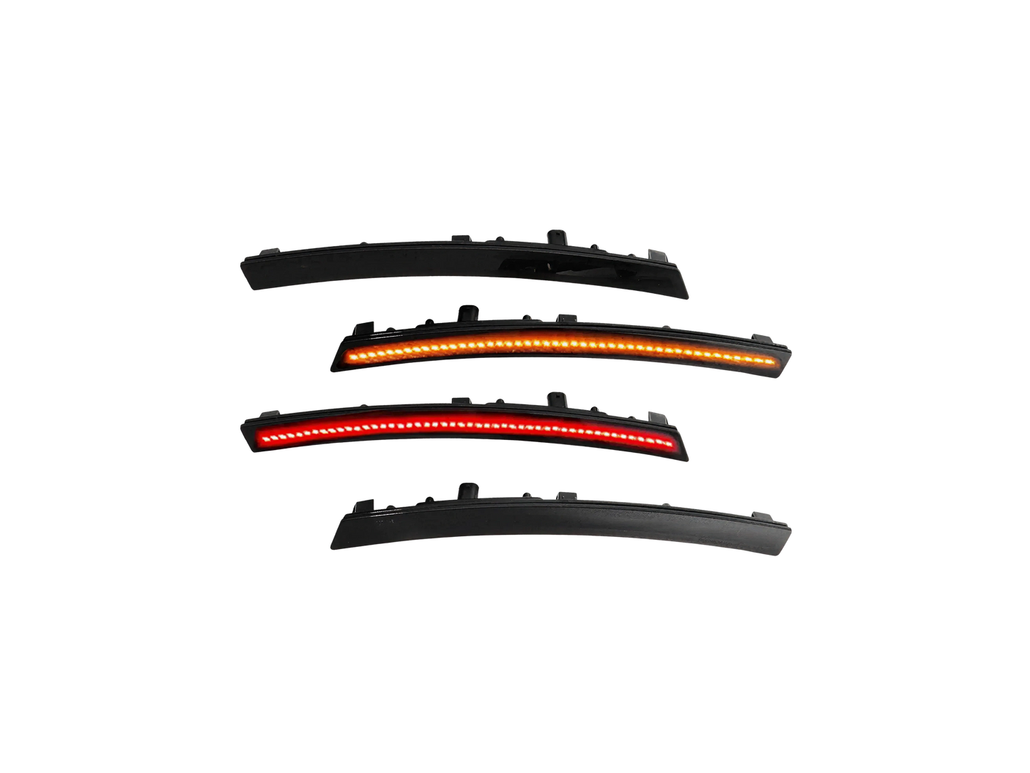 Luces laterales LED amber-rojo para Corvette C7 2014-2019