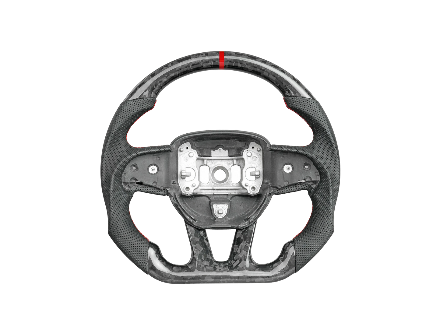 Volante fibra de carbono forjada para Dodge Charger Durango Hellcat 2015-2025