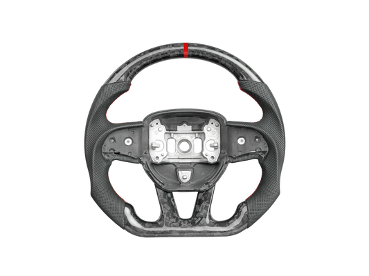 Volante fibra de carbono forjada para Dodge Charger Durango Hellcat 2015-2025