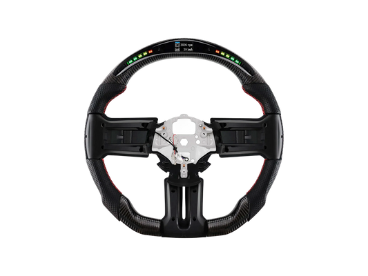 Volante fibra de carbono digital para Mustang 2012-2014