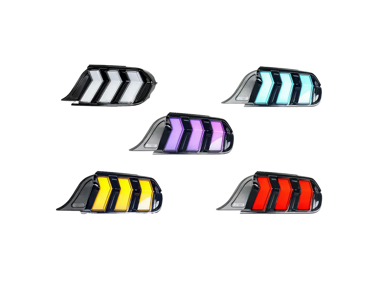 Faros traseros estilo euro RGB para Mustang 2015-2023