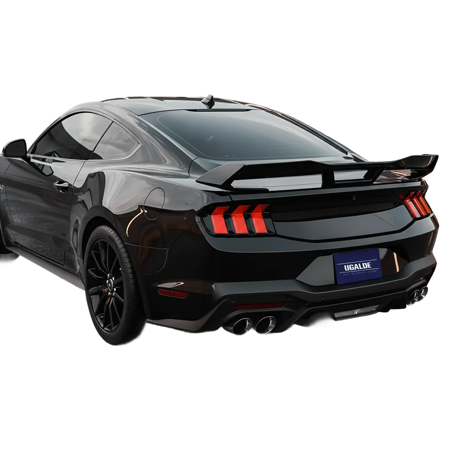 Alero estilo DH negro glos Mustang 2024-2025