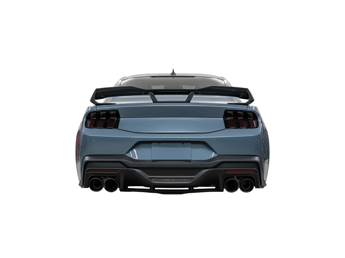 Aleron estilo Dark Horse estilo fibra de carbono para Mustang 2024-2025