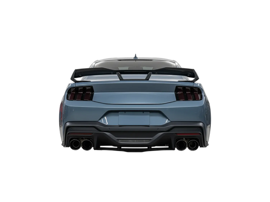 Aleron estilo Dark Horse estilo fibra de carbono para Mustang 2024-2025