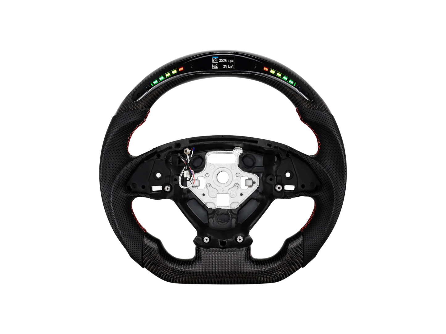Volante fibra de carbono digital para Corvette C7 2014-2019